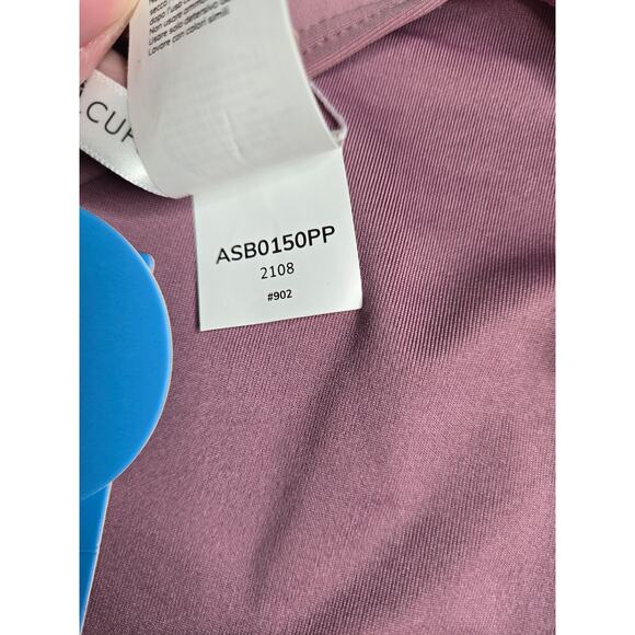 Cupshe Mauve High Waist Cheeky Swim Bottom NEW Women's XL - Picture 7 of 7